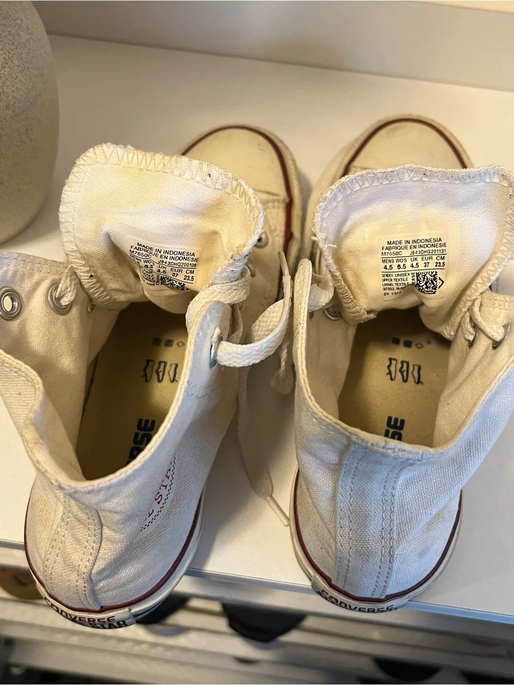 Converse Chuck Taylor All Star White High Top Sneakers